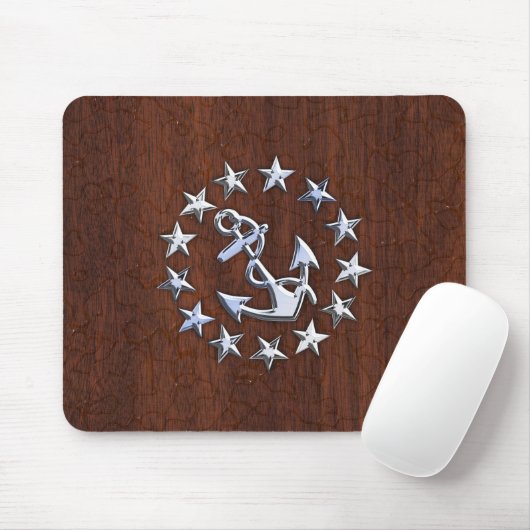 Dekor der Flagge eines amerikanischen Schiffes Mousepad (Mit Mouse)