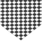 Dekor der klassischen Diamant-Schachbretter Tischdecke (Schrägansicht)