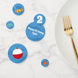 Dekor der Konfetti-Party-Tischdekoration Konfetti