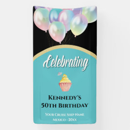 Dekor der Kreuzungstür - Dekor der Türe 50. Geburt Banner