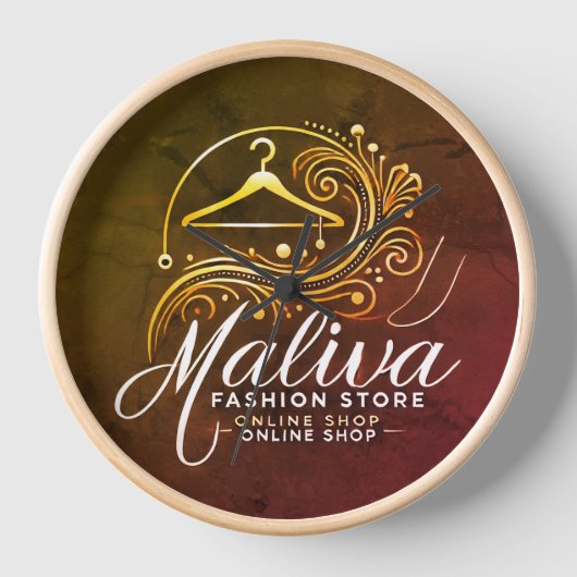 Dekor der künstlerischen Wall-Uhr Uhr (Vorderseite)