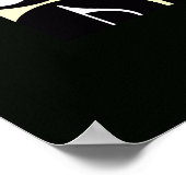 Dekor der musikalischen Anmerkungen Poster (Ecke)