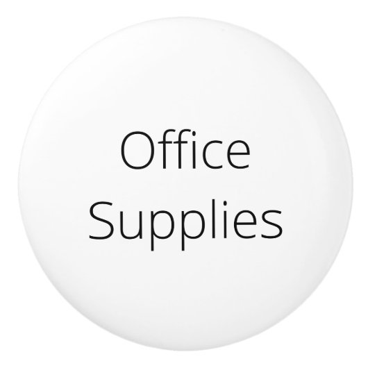 Dekor der Organisation, Bürobedarf Keramikknauf (Vorderseite)