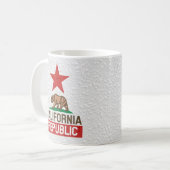Dekor der Republik Nasskalifornien Kaffeetasse (Vorderseite Links)