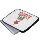 Dekor der Republik Nasskalifornien Laptopschutzhülle (Vorne Knopf)