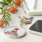 Dekor der Republik Nasskalifornien Schlüsselanhänger (Seite)