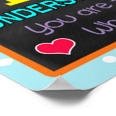 Dekor der Schulkrankheiten, Einrichtung der Kinder Poster (Ecke)