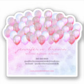 Dekor der Sparkle Balloons Aufkleber (Vorderseite)