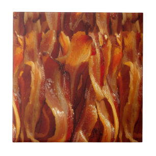 Dekor des Bacon Field Yummy-Musters Fliese