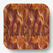 Dekor des Bacon Field Yummy-Musters Pappteller (Vorderseite)