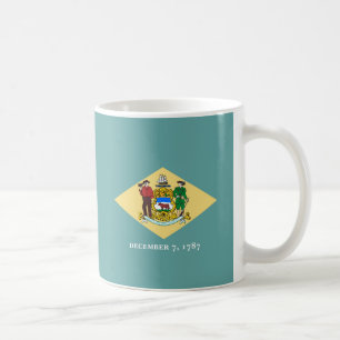 Dekor des Delaware-Zustandsflaggen Kaffeetasse