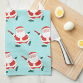 Dekor des Disc Golf Holiday Geschirrtuch (Viertel Falte)