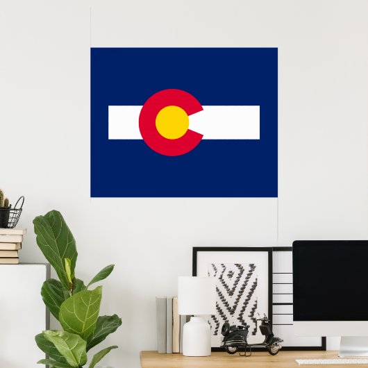 Dekor des Farbzustandsdesigns Poster (Heimbüro)