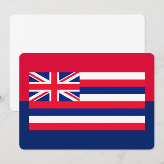 Dekor des Flaggendesigns des Hawaii-Staates (Vorne/Hinten)