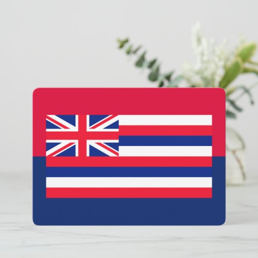 Dekor des Flaggendesigns des Hawaii-Staates (Stehend Vorderseite)