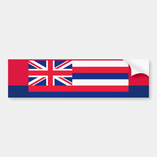 Dekor des Flaggendesigns des Hawaii-Staates Autoaufkleber (Vorne)