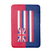 Dekor des Flaggendesigns des Hawaii-Staates Badematte (Vorderseite Vertikal)