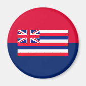 Dekor des Flaggendesigns des Hawaii-Staates Magnet (Vorne)