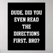 Dekor des Mittelschulstudios Slang Poster (Vorne)