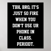 Dekor des Mittelschulstudios Slang Poster (Vorne)