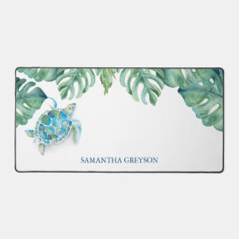 Dekor des Personalisierten Büros für Meeresschildk Schreibtischunterlage