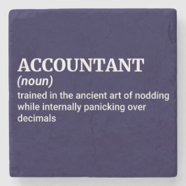 Dekor des Rechnungsbüros Steinuntersetzer