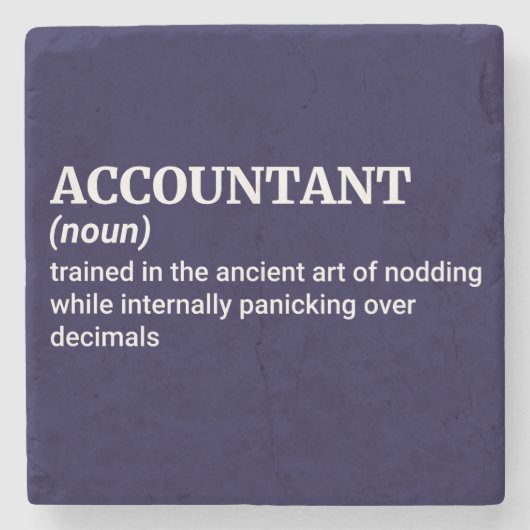 Dekor des Rechnungsbüros Steinuntersetzer (Vorderseite)