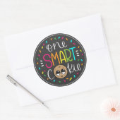 Dekor einer Smart-Cookie-Vorschulabschlussfeier Runder Aufkleber (Umschlag)