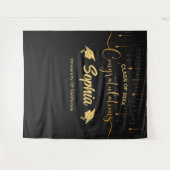 Dekor für benutzerdefinierte Graduationspartei 202 Wandteppich (Vorderseite (Horizontal))