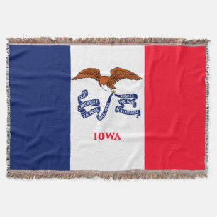 Dekor für das Design der Flaggen des Iowa-Staates Decke
