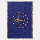 Dekor für das Design der Indiana-Staatsflagge Decke (Vorderseite Vertikal)