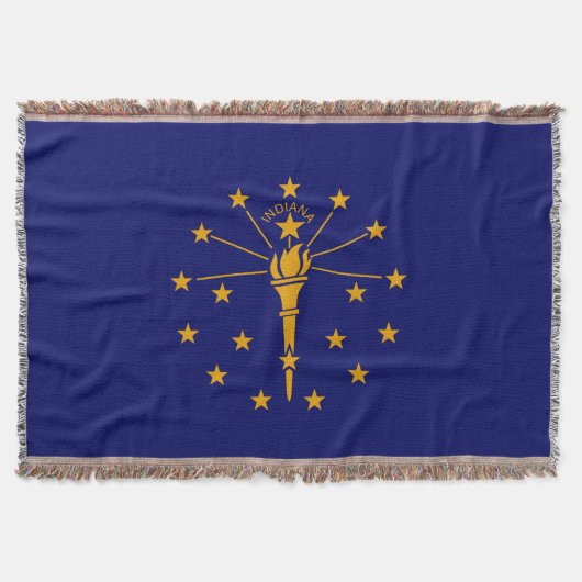 Dekor für das Design der Indiana-Staatsflagge Decke (Vorderseite)