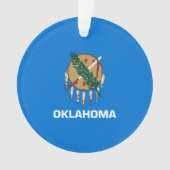 Dekor für das Design der Staatsflagge Oklahoma Ornament (Vorderseite)