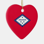 Dekor für das Design der Staatsflagge von Arkansas Keramikornament (Rechts)