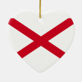 Dekor für das Design von Flaggen des Alabama-Zusta Keramik Ornament (Hinten)