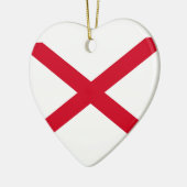 Dekor für das Design von Flaggen des Alabama-Zusta Keramik Ornament (Links)