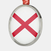Dekor für das Design von Flaggen des Alabama-Zusta Ornament Aus Metall (Links)