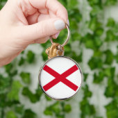 Dekor für das Design von Flaggen des Alabama-Zusta Schlüsselanhänger (Hand)