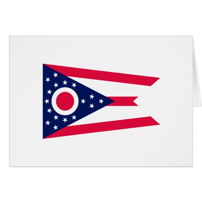 Dekor für die Flaggen des Ohio-Zustands (Vorderseite (Horizontal))