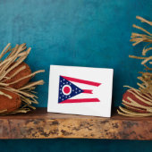 Dekor für die Flaggen des Ohio-Zustands Fotoplatte (Seite)