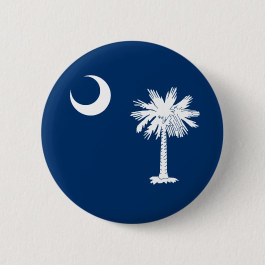 Dekor für die Flaggen des South Carolina-Staates Button (Vorderseite)