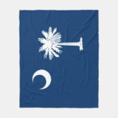 Dekor für die Flaggen des South Carolina-Staates Fleecedecke (Vorderseite)