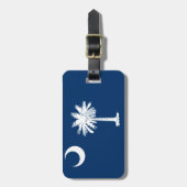 Dekor für die Flaggen des South Carolina-Staates Gepäckanhänger (Vorderseite vertikal)