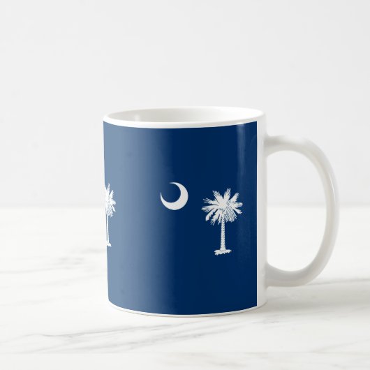Dekor für die Flaggen des South Carolina-Staates Kaffeetasse (Rechts)