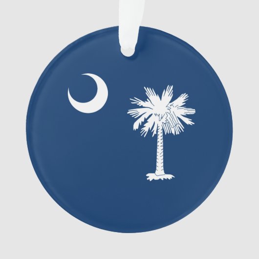 Dekor für die Flaggen des South Carolina-Staates Ornament (Vorderseite)