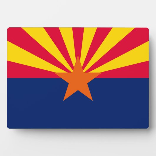 Dekor für die Flaggen des Staates Arizona Fotoplatte (Vorderseite)