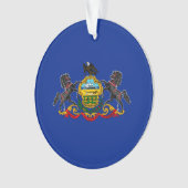 Dekor für die Flaggen des Staates Pennsylvania Ornament (Vorderseite)
