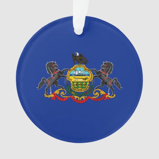 Dekor für die Flaggen des Staates Pennsylvania Ornament (Vorderseite)