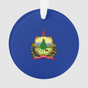 Dekor für die Flaggen des Vermont-Zustands Ornament
