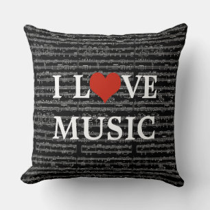 Dekor für Musikliebhaber Kissen